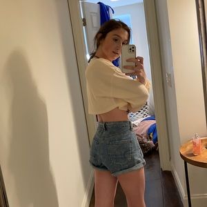 Denim Mom Shorts